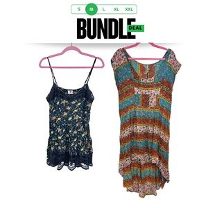 Free People Boho Bundle Dress and Floral Tank